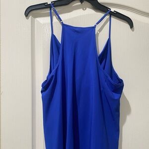 Royal Blue cami with adjustable straps